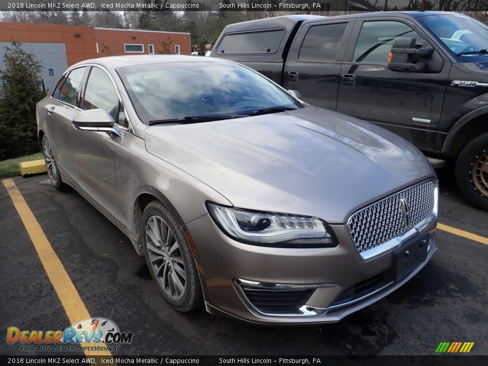 2018 Lincoln MKZ Select AWD Iced Mocha Metallic / Cappuccino Photo #5