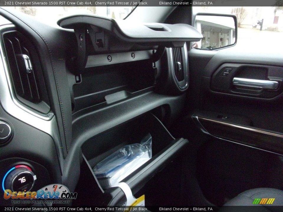 2021 Chevrolet Silverado 1500 RST Crew Cab 4x4 Cherry Red Tintcoat / Jet Black Photo #31