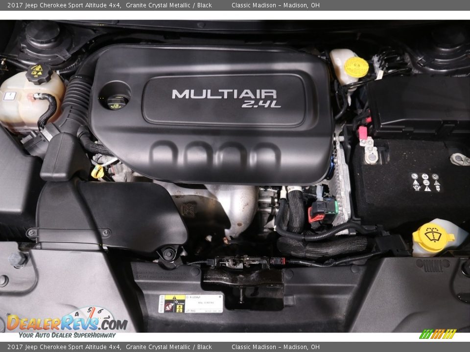 2017 Jeep Cherokee Sport Altitude 4x4 Granite Crystal Metallic / Black Photo #21