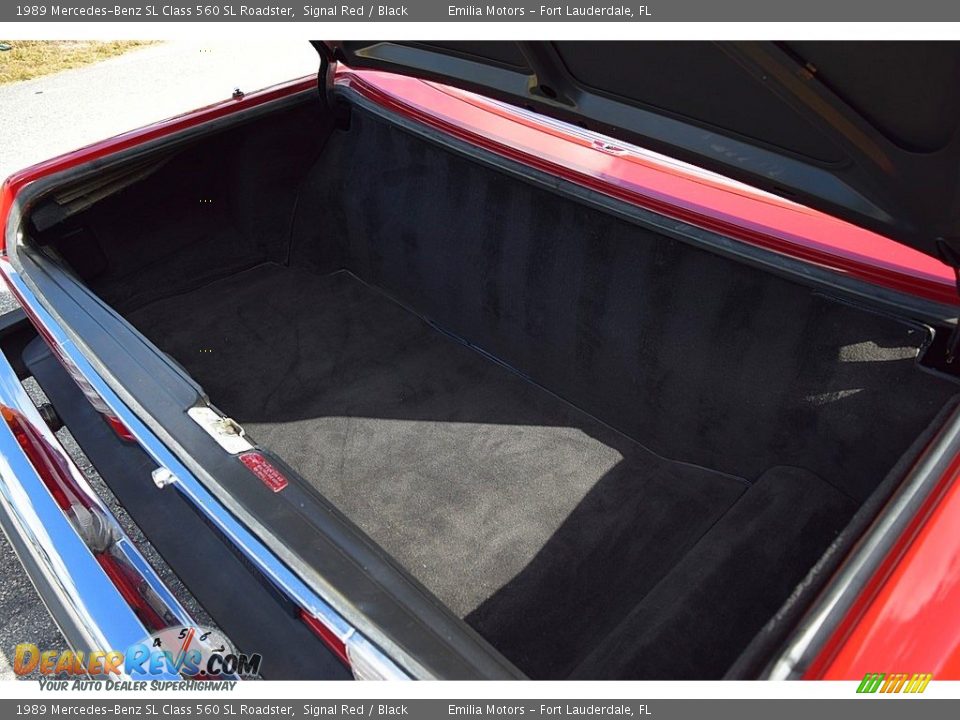 1989 Mercedes-Benz SL Class 560 SL Roadster Trunk Photo #73