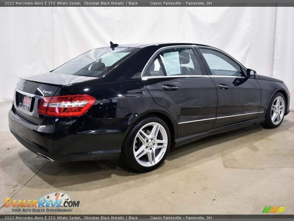 2013 Mercedes-Benz E 350 4Matic Sedan Obsidian Black Metallic / Black Photo #2