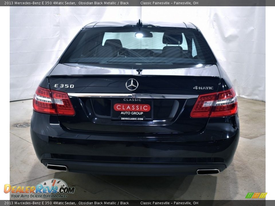 2013 Mercedes-Benz E 350 4Matic Sedan Obsidian Black Metallic / Black Photo #3