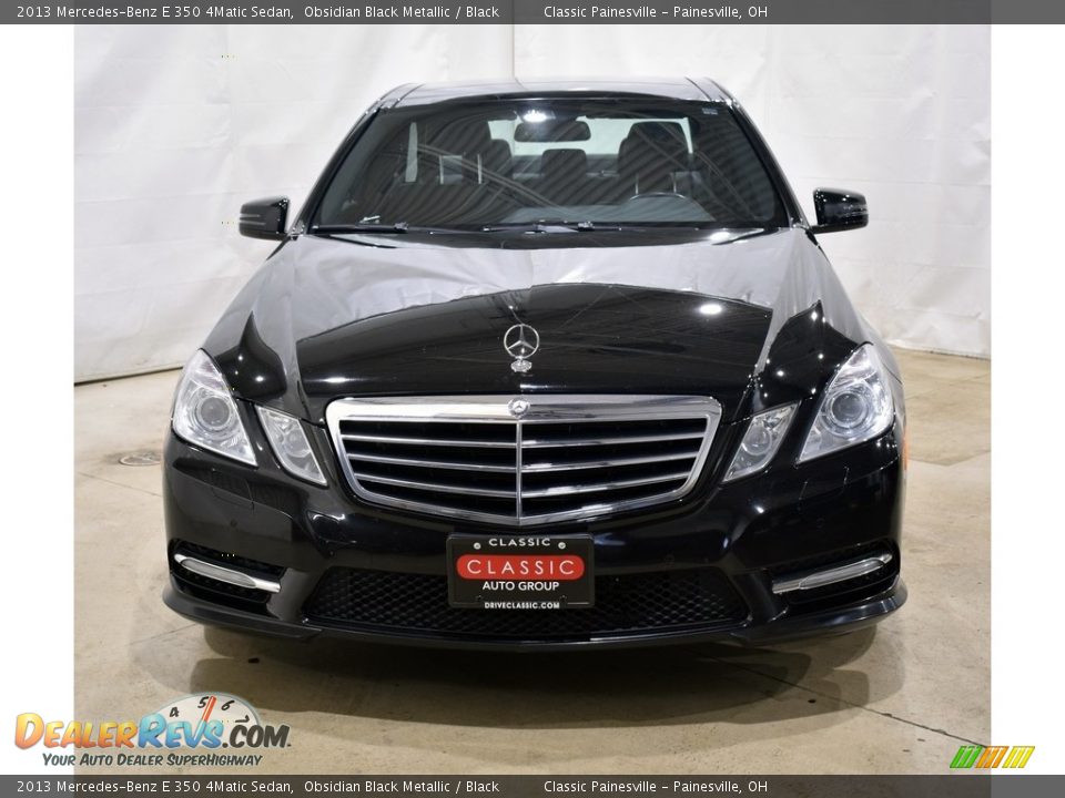 2013 Mercedes-Benz E 350 4Matic Sedan Obsidian Black Metallic / Black Photo #4