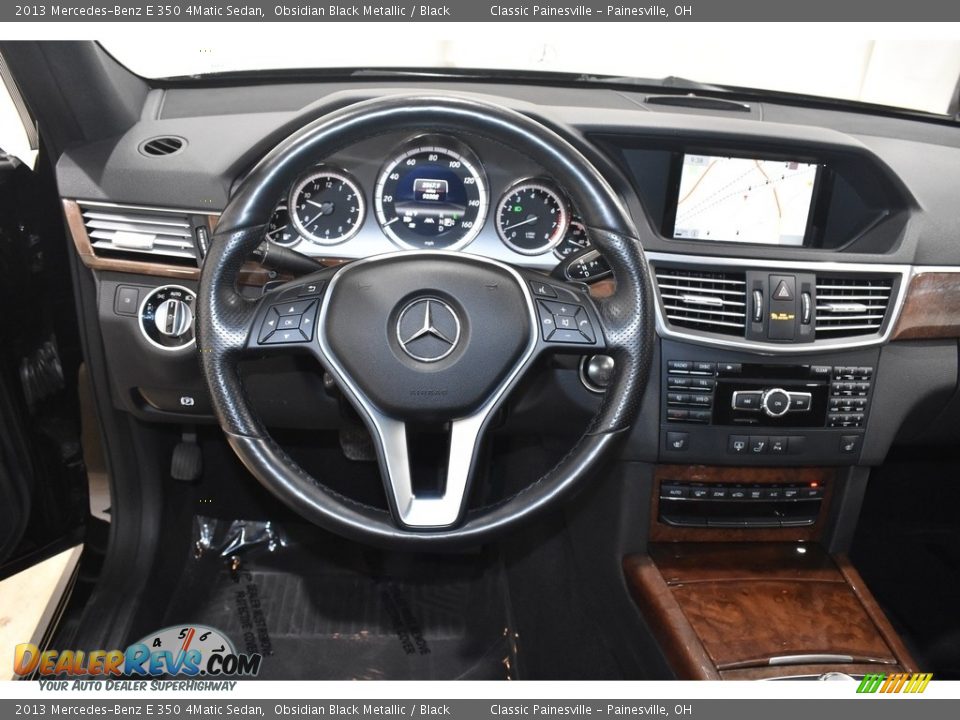 2013 Mercedes-Benz E 350 4Matic Sedan Obsidian Black Metallic / Black Photo #15