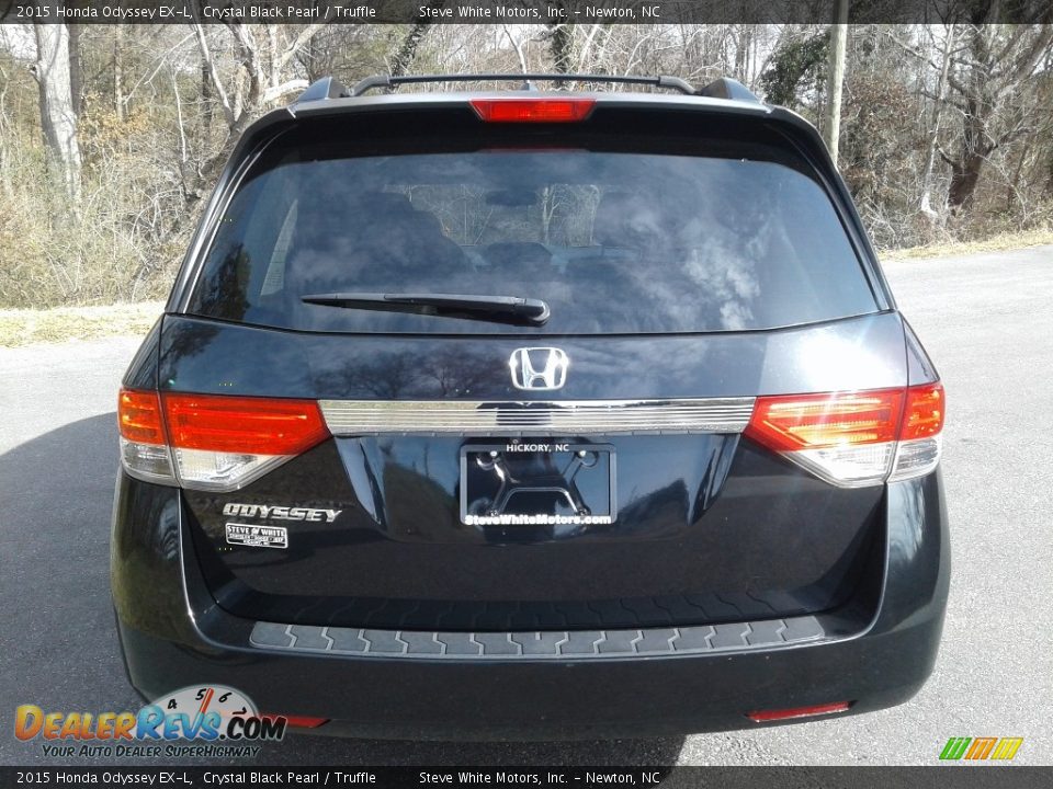 2015 Honda Odyssey EX-L Crystal Black Pearl / Truffle Photo #8