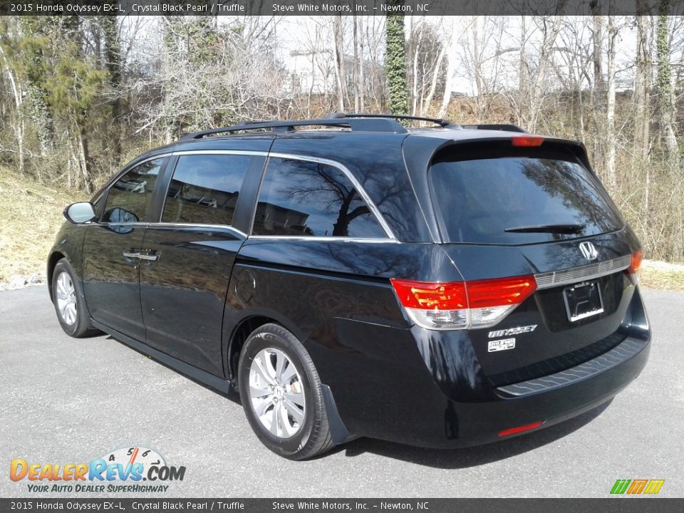 2015 Honda Odyssey EX-L Crystal Black Pearl / Truffle Photo #9