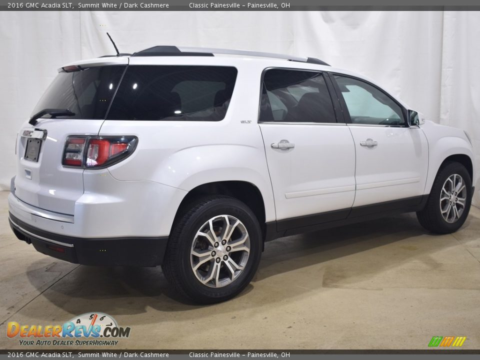 2016 GMC Acadia SLT Summit White / Dark Cashmere Photo #2