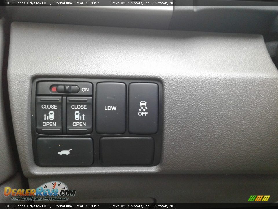 2015 Honda Odyssey EX-L Crystal Black Pearl / Truffle Photo #20