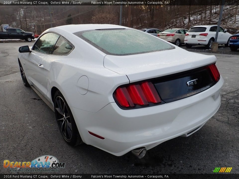 2016 Ford Mustang GT Coupe Oxford White / Ebony Photo #4
