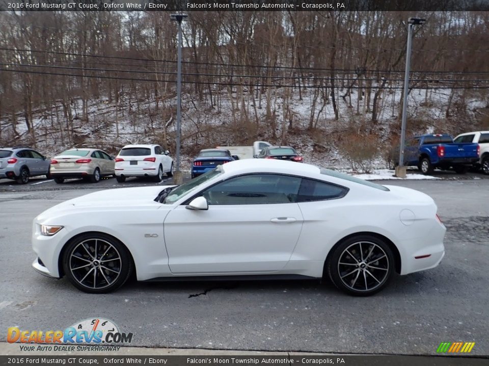 2016 Ford Mustang GT Coupe Oxford White / Ebony Photo #5