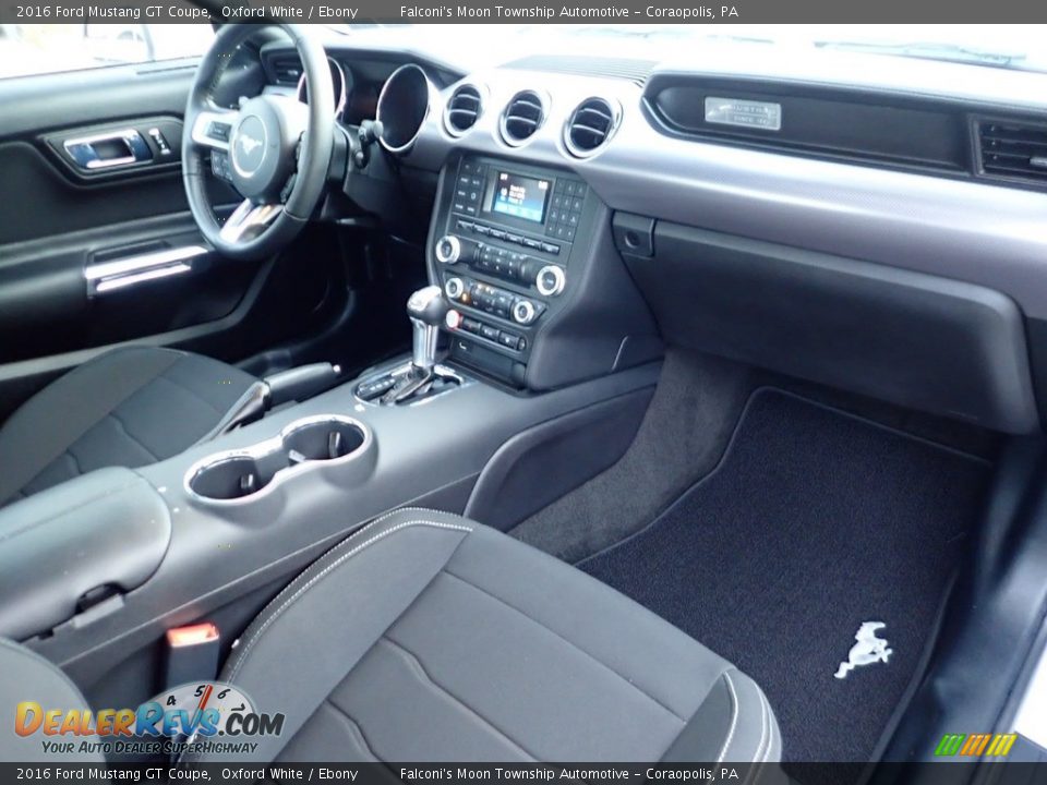 2016 Ford Mustang GT Coupe Oxford White / Ebony Photo #11