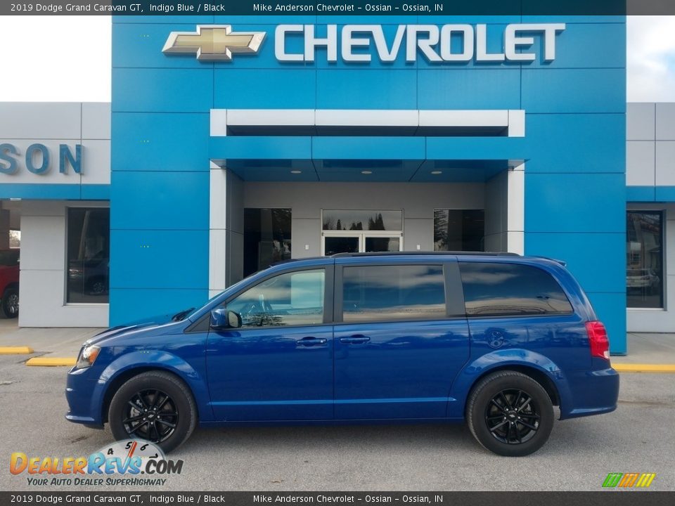 2019 Dodge Grand Caravan GT Indigo Blue / Black Photo #1