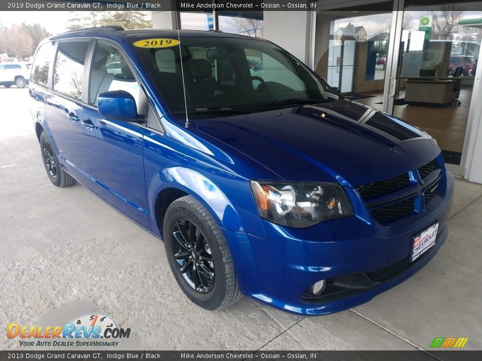 2019 Dodge Grand Caravan GT Indigo Blue / Black Photo #2