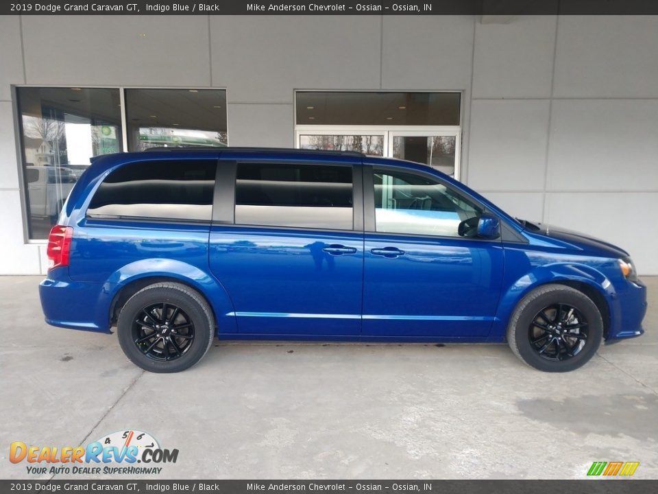 2019 Dodge Grand Caravan GT Indigo Blue / Black Photo #3