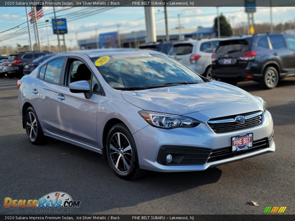 2020 Subaru Impreza Premium Sedan Ice Silver Metallic / Black Photo #1