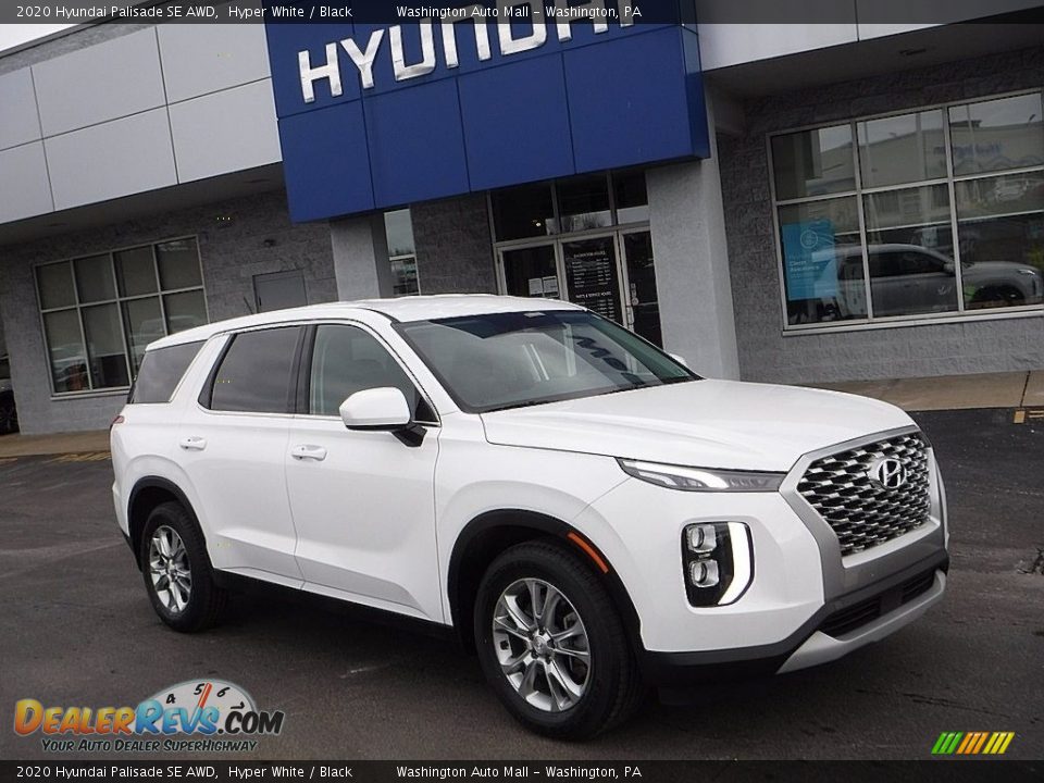 2020 Hyundai Palisade SE AWD Hyper White / Black Photo #1