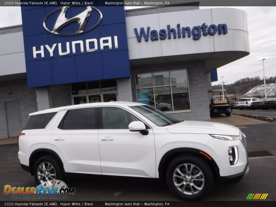 2020 Hyundai Palisade SE AWD Hyper White / Black Photo #2