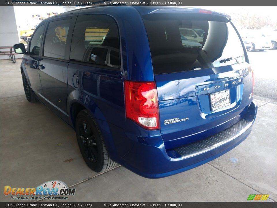 2019 Dodge Grand Caravan GT Indigo Blue / Black Photo #8