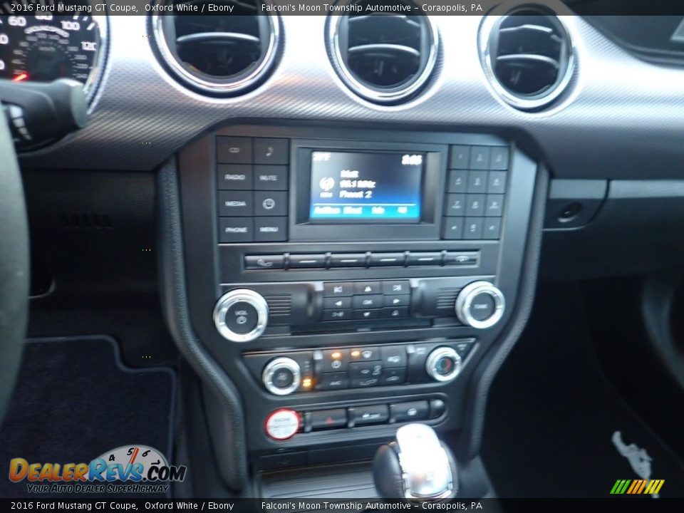 2016 Ford Mustang GT Coupe Oxford White / Ebony Photo #22