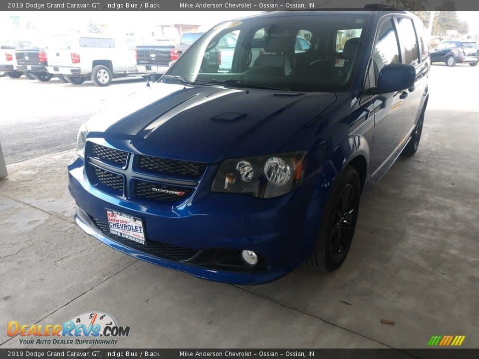 2019 Dodge Grand Caravan GT Indigo Blue / Black Photo #9