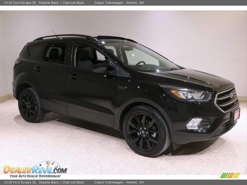 2018 Ford Escape SE Shadow Black / Charcoal Black Photo #1