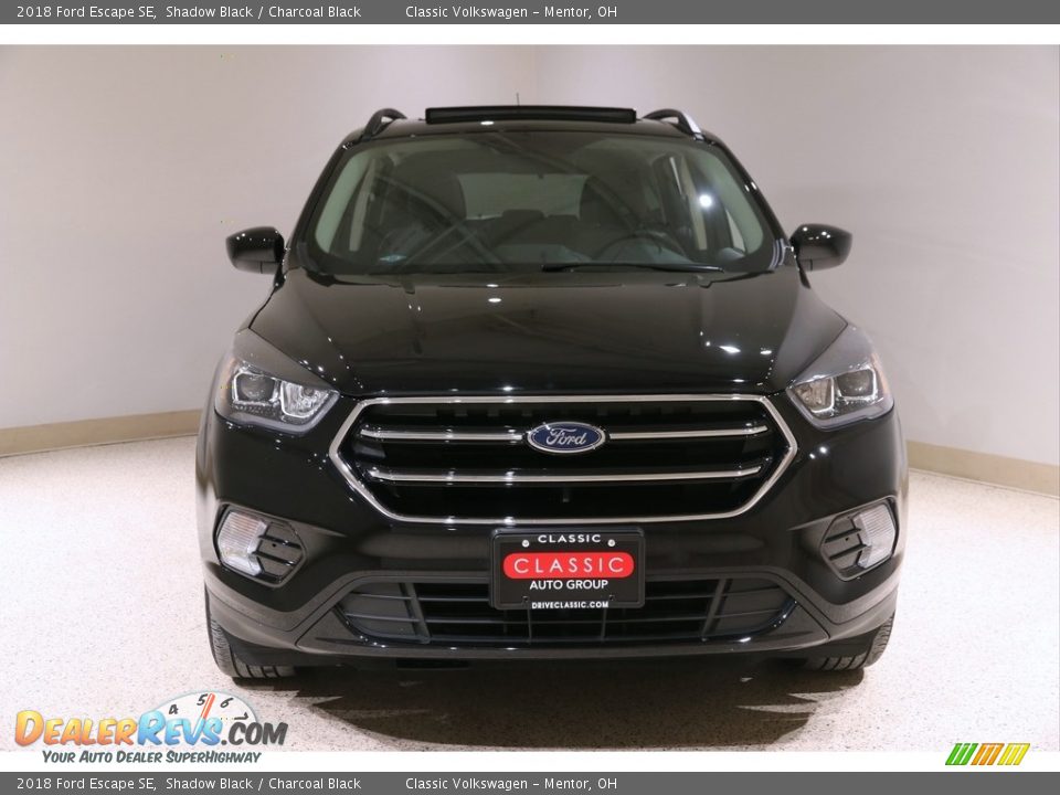 2018 Ford Escape SE Shadow Black / Charcoal Black Photo #2