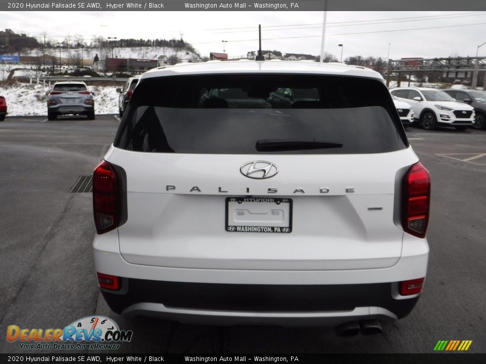 2020 Hyundai Palisade SE AWD Hyper White / Black Photo #8