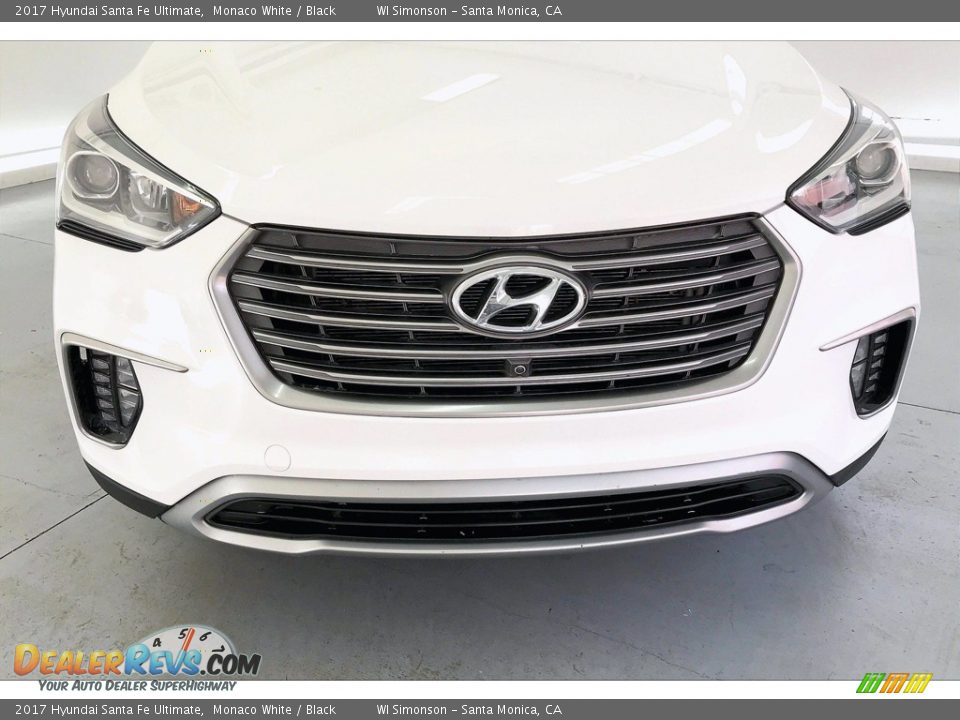 2017 Hyundai Santa Fe Ultimate Monaco White / Black Photo #30