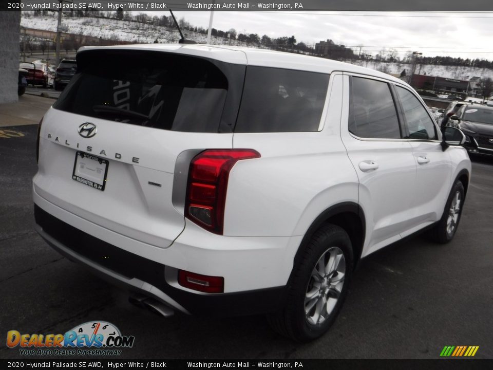 2020 Hyundai Palisade SE AWD Hyper White / Black Photo #9