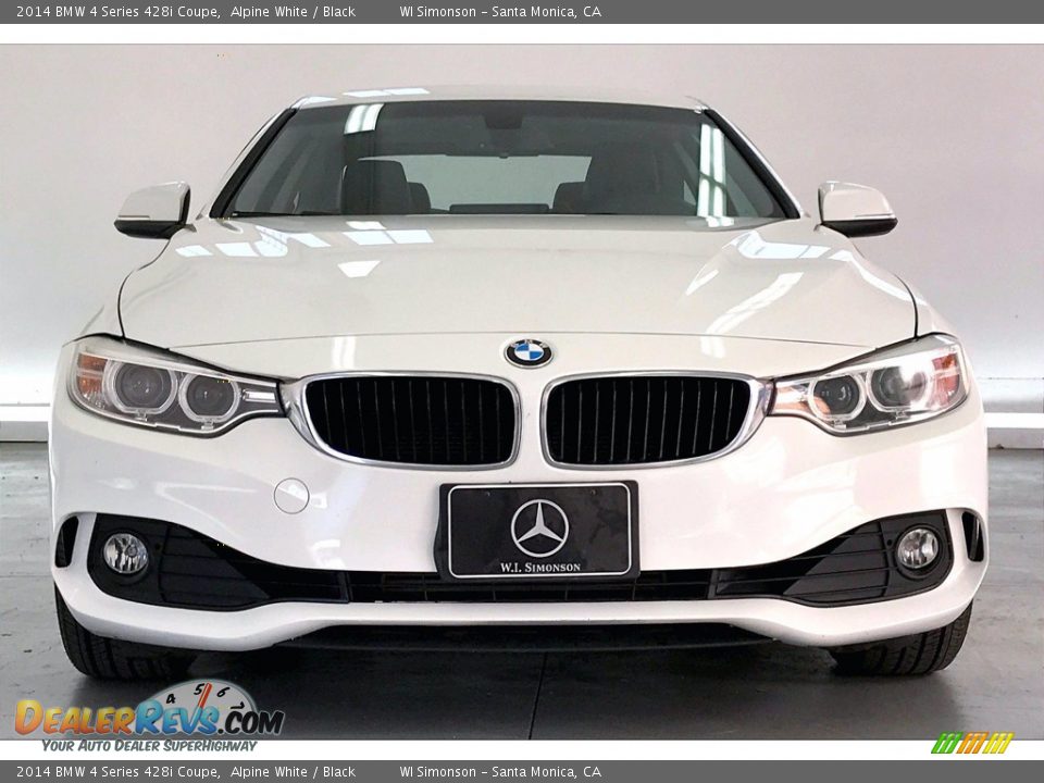 2014 BMW 4 Series 428i Coupe Alpine White / Black Photo #2