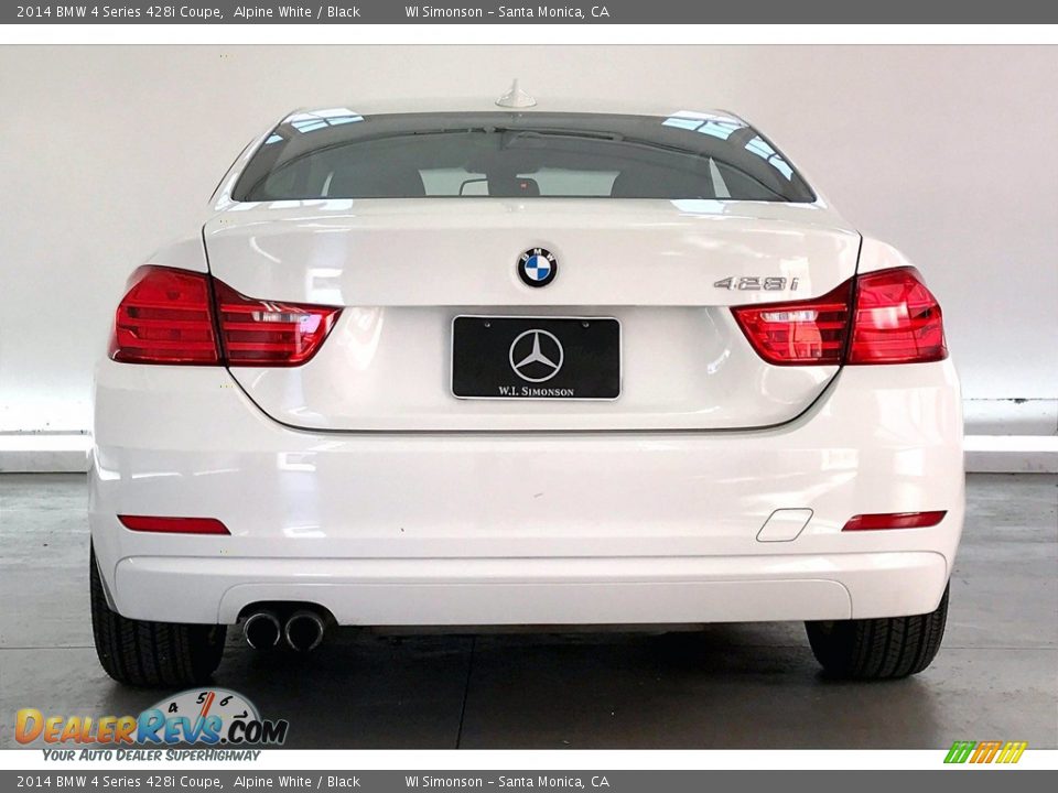 2014 BMW 4 Series 428i Coupe Alpine White / Black Photo #3