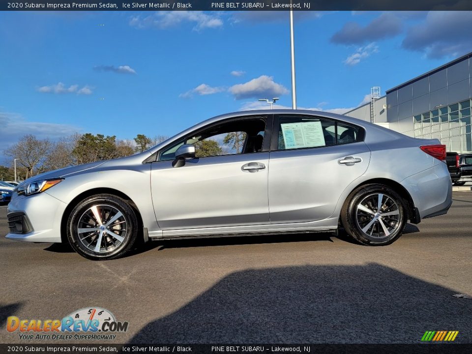 2020 Subaru Impreza Premium Sedan Ice Silver Metallic / Black Photo #18