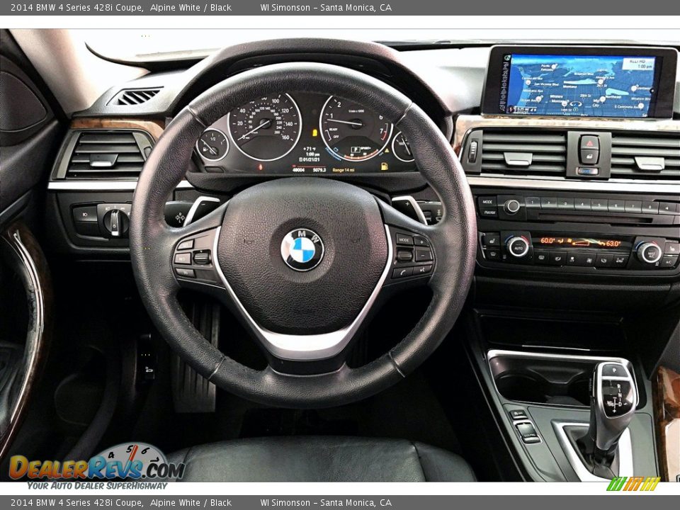 2014 BMW 4 Series 428i Coupe Alpine White / Black Photo #4