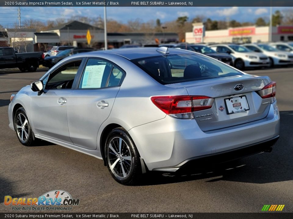 2020 Subaru Impreza Premium Sedan Ice Silver Metallic / Black Photo #19