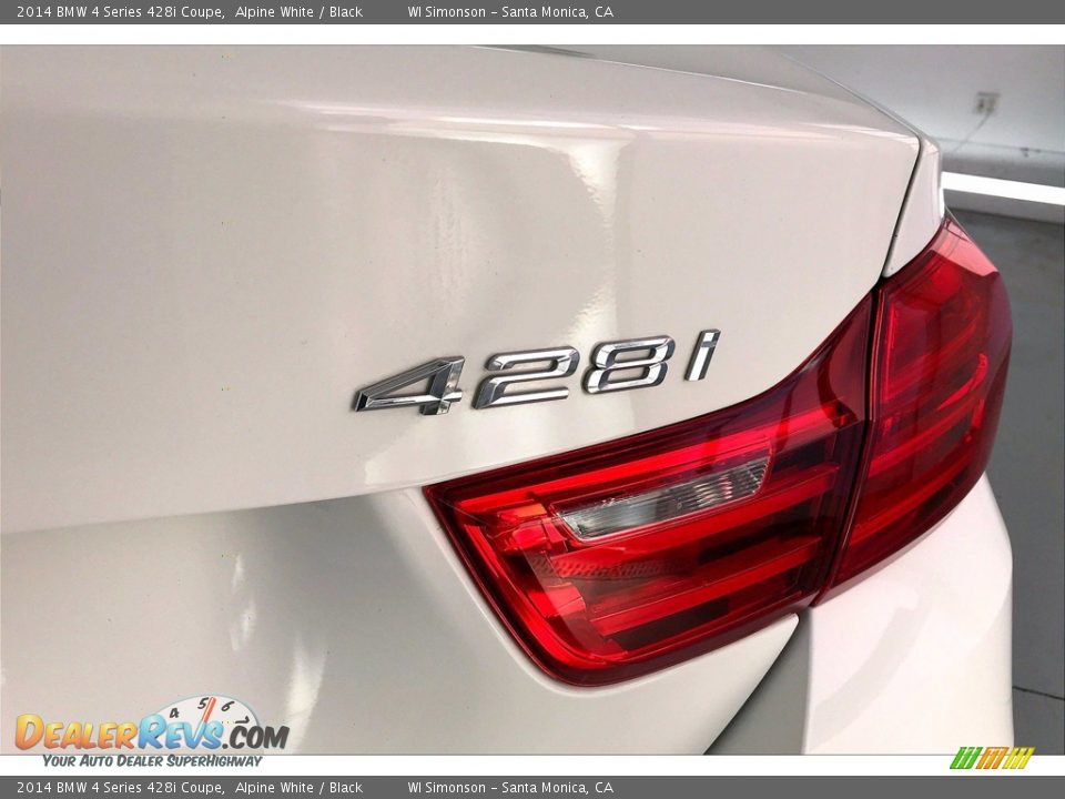 2014 BMW 4 Series 428i Coupe Alpine White / Black Photo #7