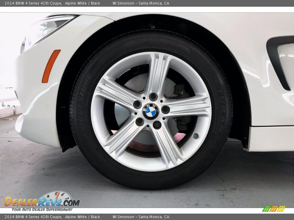 2014 BMW 4 Series 428i Coupe Alpine White / Black Photo #8