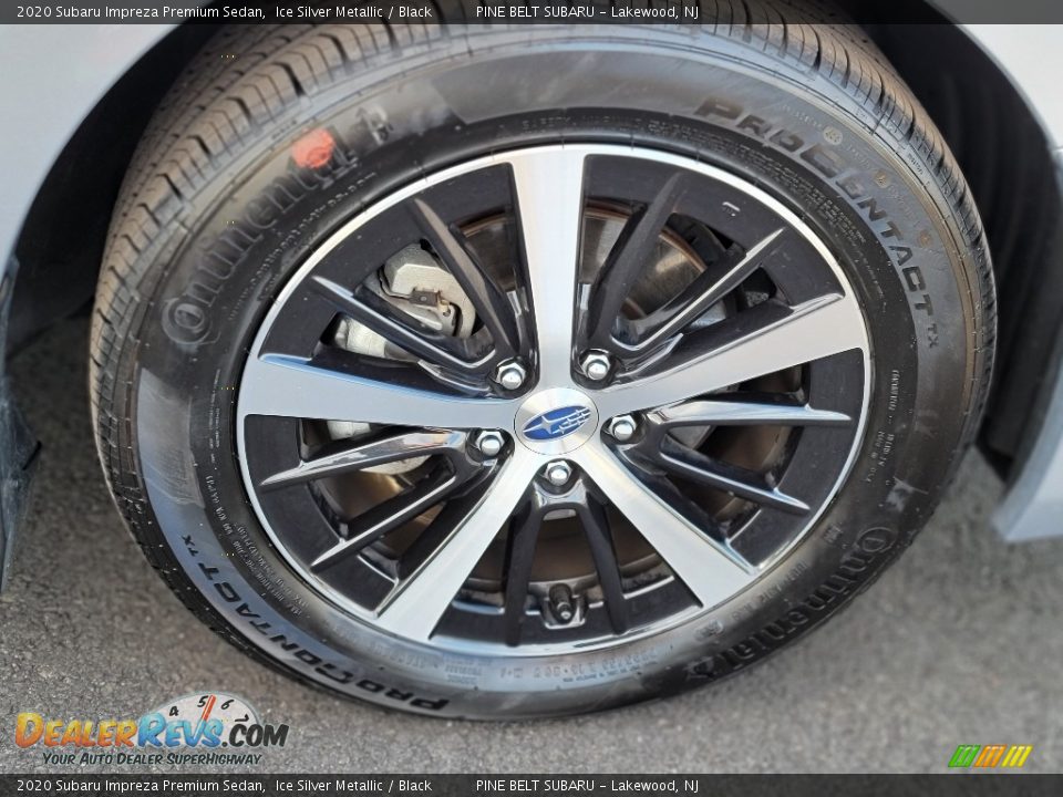 2020 Subaru Impreza Premium Sedan Ice Silver Metallic / Black Photo #23