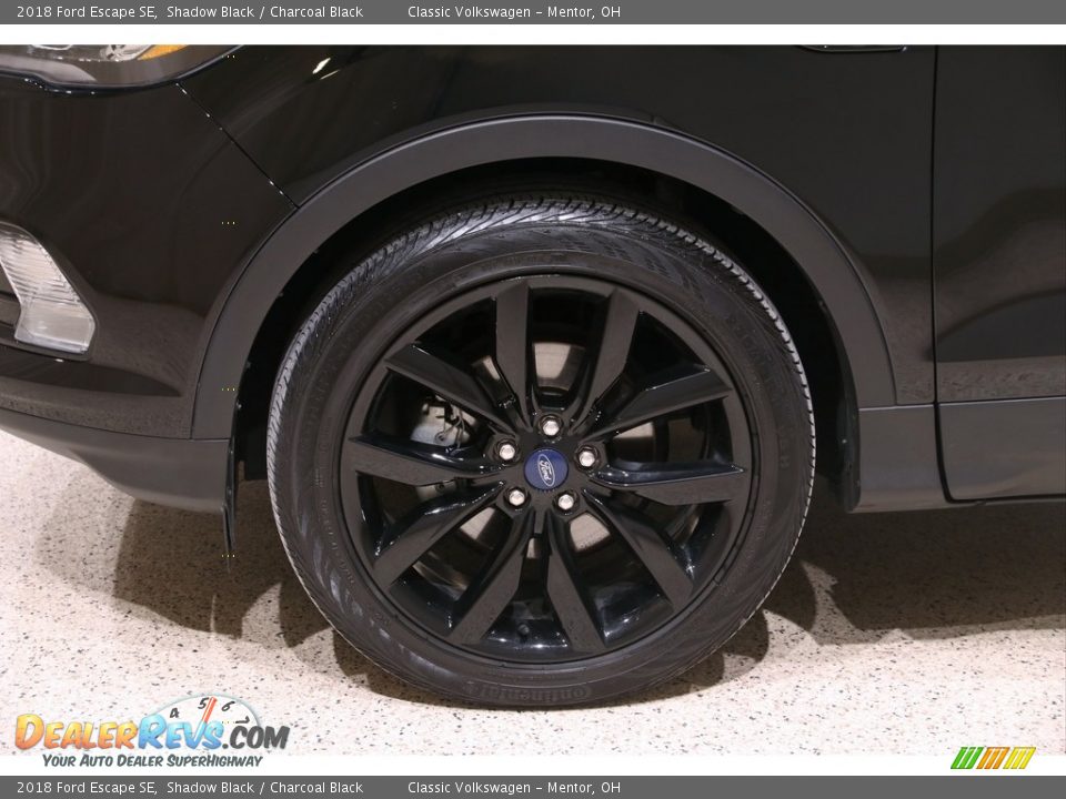 2018 Ford Escape SE Shadow Black / Charcoal Black Photo #20