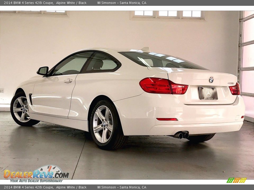 2014 BMW 4 Series 428i Coupe Alpine White / Black Photo #10