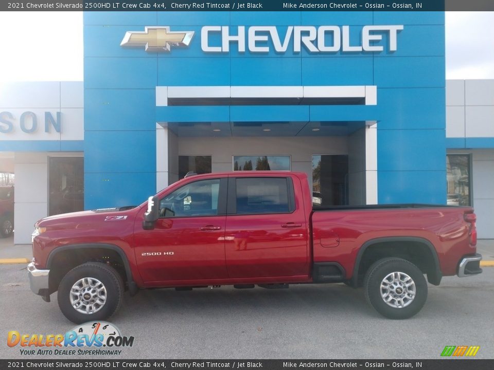 2021 Chevrolet Silverado 2500HD LT Crew Cab 4x4 Cherry Red Tintcoat / Jet Black Photo #1