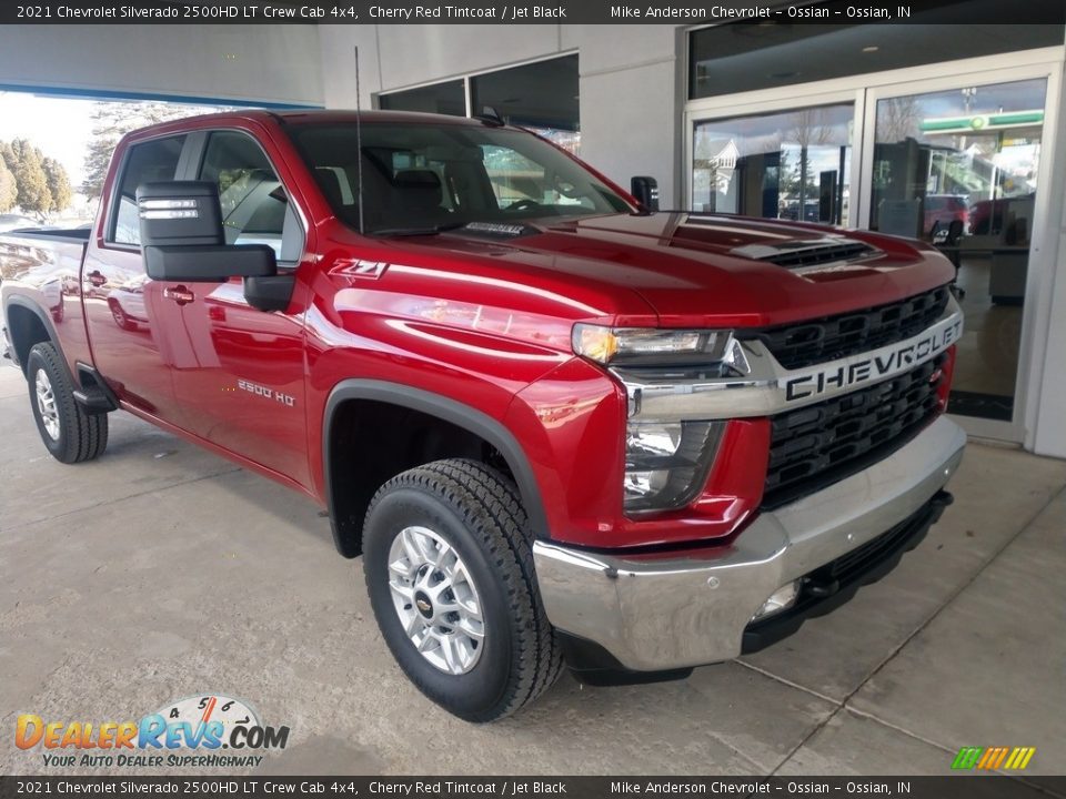 2021 Chevrolet Silverado 2500HD LT Crew Cab 4x4 Cherry Red Tintcoat / Jet Black Photo #2