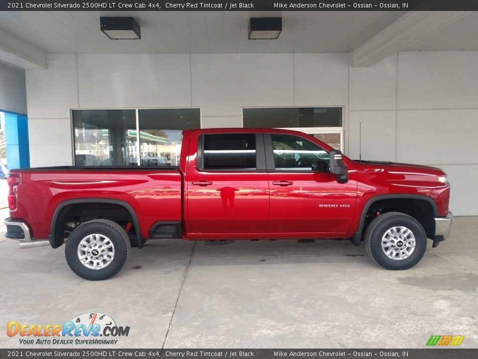 2021 Chevrolet Silverado 2500HD LT Crew Cab 4x4 Cherry Red Tintcoat / Jet Black Photo #3