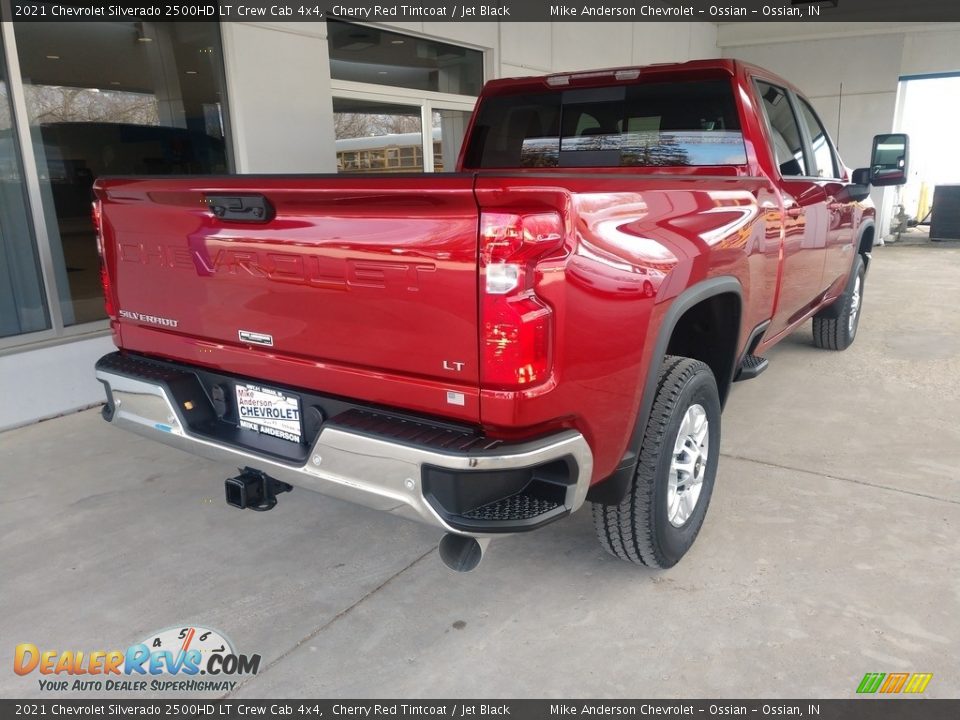 2021 Chevrolet Silverado 2500HD LT Crew Cab 4x4 Cherry Red Tintcoat / Jet Black Photo #4