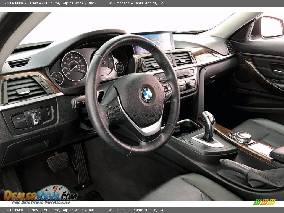 2014 BMW 4 Series 428i Coupe Alpine White / Black Photo #14