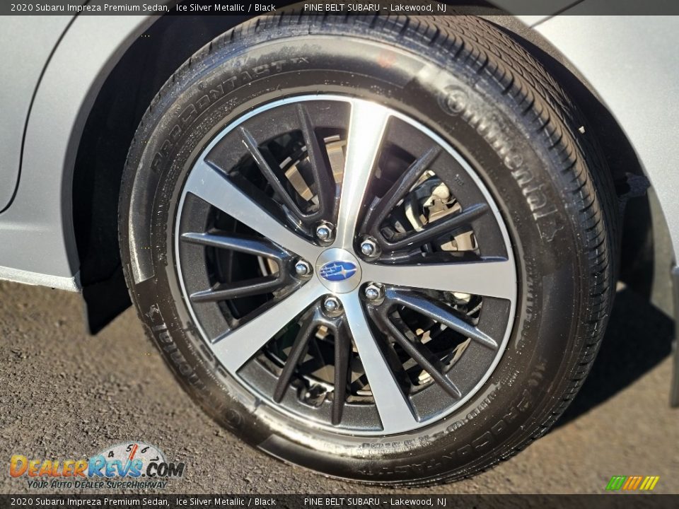 2020 Subaru Impreza Premium Sedan Ice Silver Metallic / Black Photo #30