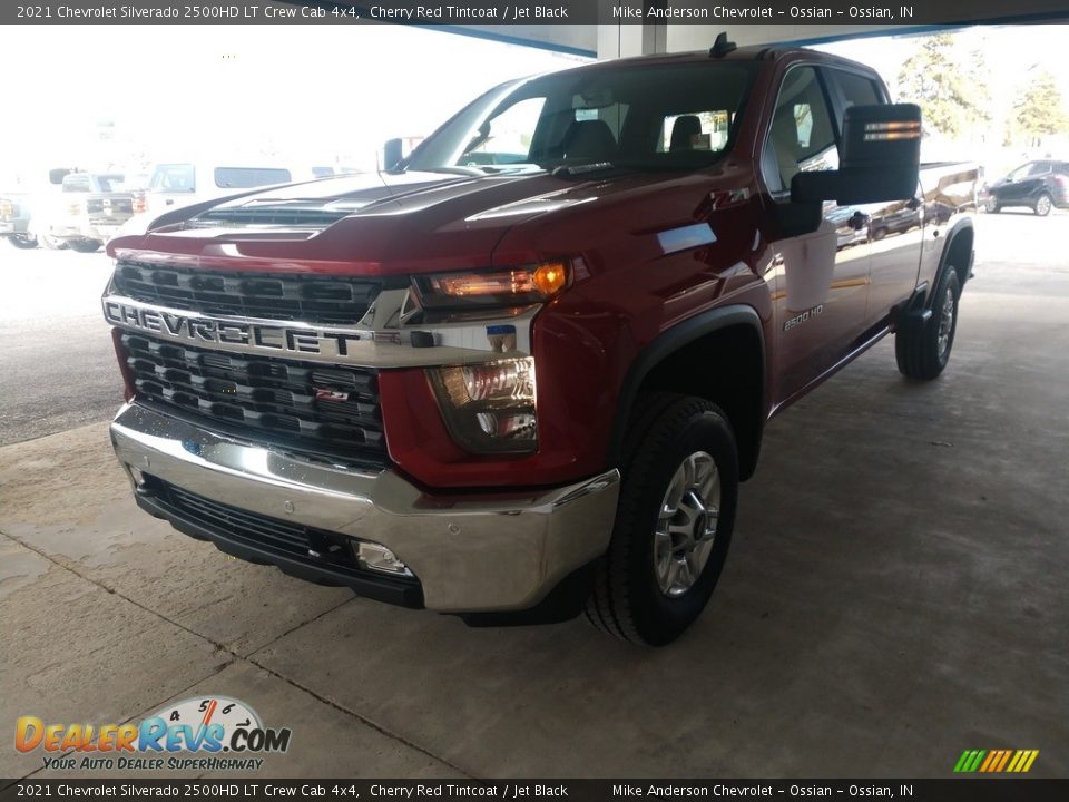 2021 Chevrolet Silverado 2500HD LT Crew Cab 4x4 Cherry Red Tintcoat / Jet Black Photo #8