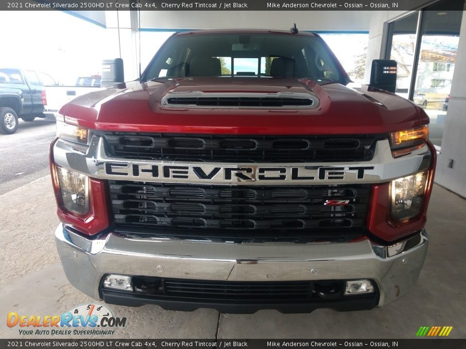 2021 Chevrolet Silverado 2500HD LT Crew Cab 4x4 Cherry Red Tintcoat / Jet Black Photo #9