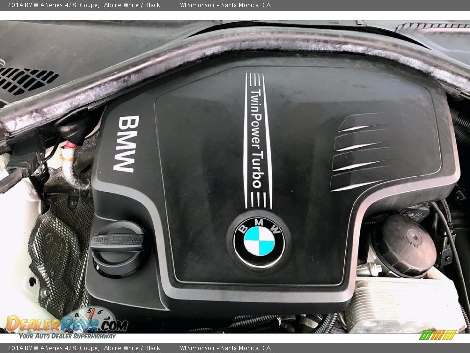 2014 BMW 4 Series 428i Coupe Alpine White / Black Photo #31