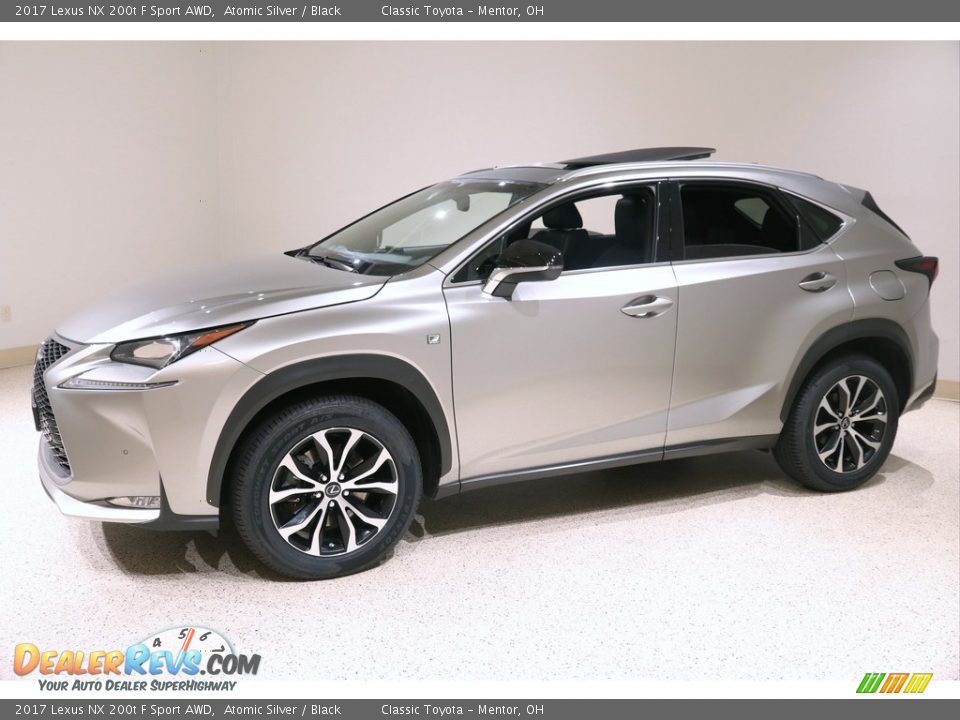 2017 Lexus NX 200t F Sport AWD Atomic Silver / Black Photo #3