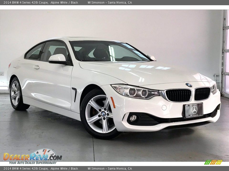 2014 BMW 4 Series 428i Coupe Alpine White / Black Photo #33